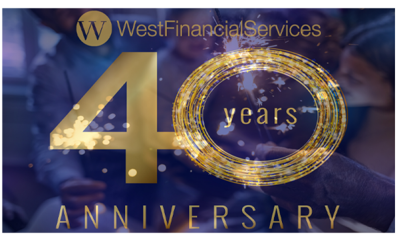 West Financial Icon WestFinancialServices 40 Years Anniversary
